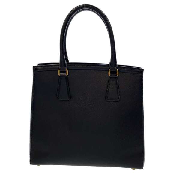 Prada Handbag Saffiano Logo 2way Black - Picture 2 of 12